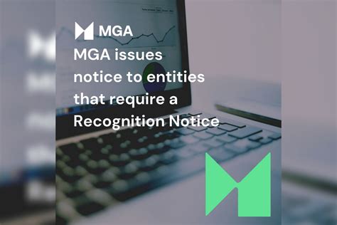 recognition notice mga